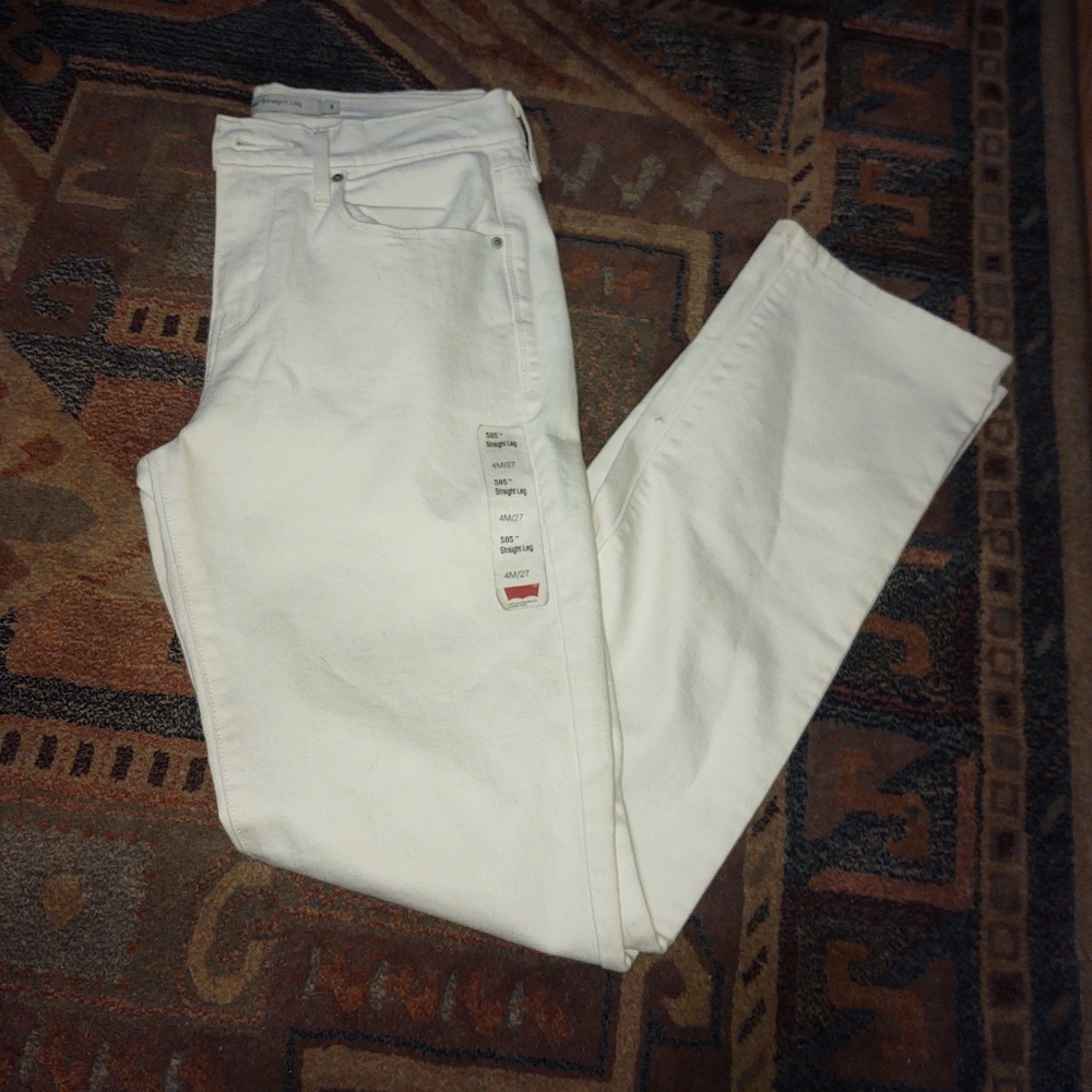Levi white jeans